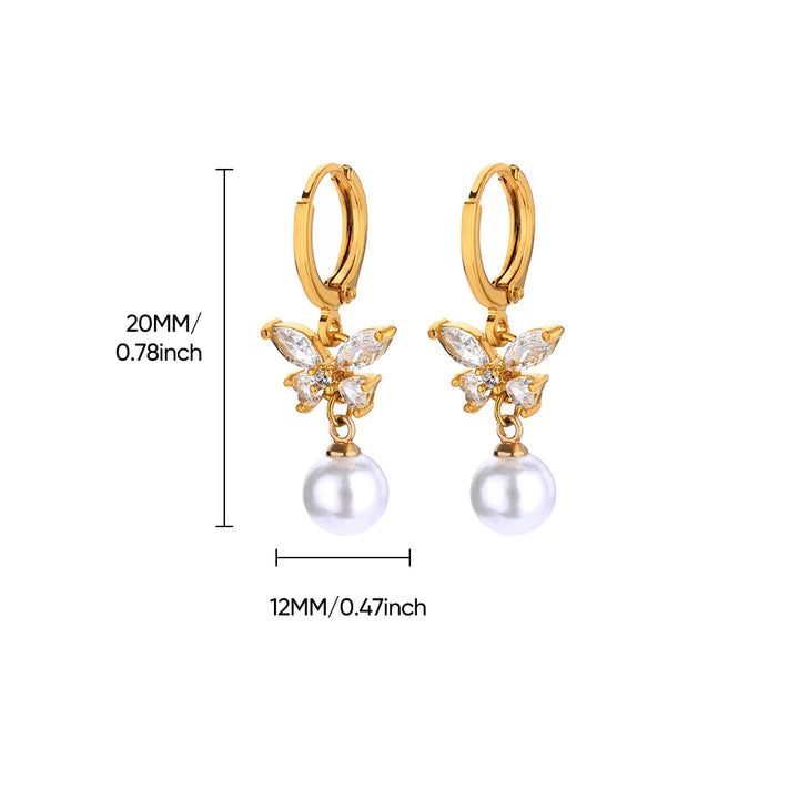 Gold Dangle Earrings for Women