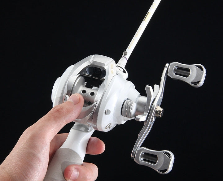 Small White Micro Item Bait Casting Reel Drip Wheel Speed Ratio Fishing Wheel