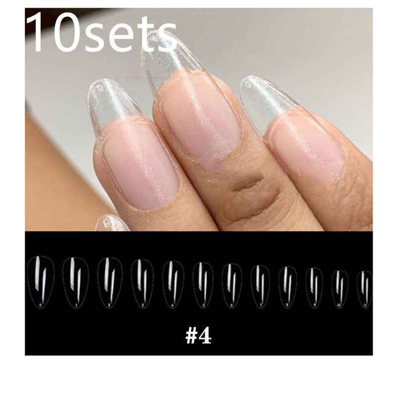 Transparent extension nail