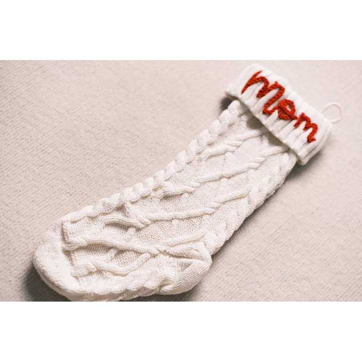 Embroidered Knitted Christmas Socks Decorative Products