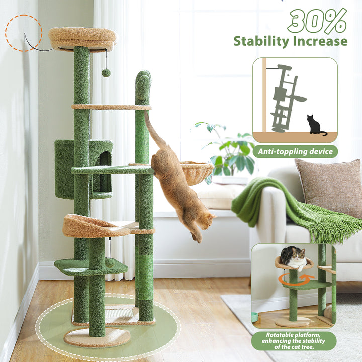 150 CM Large Cactus Cat Tree Tower