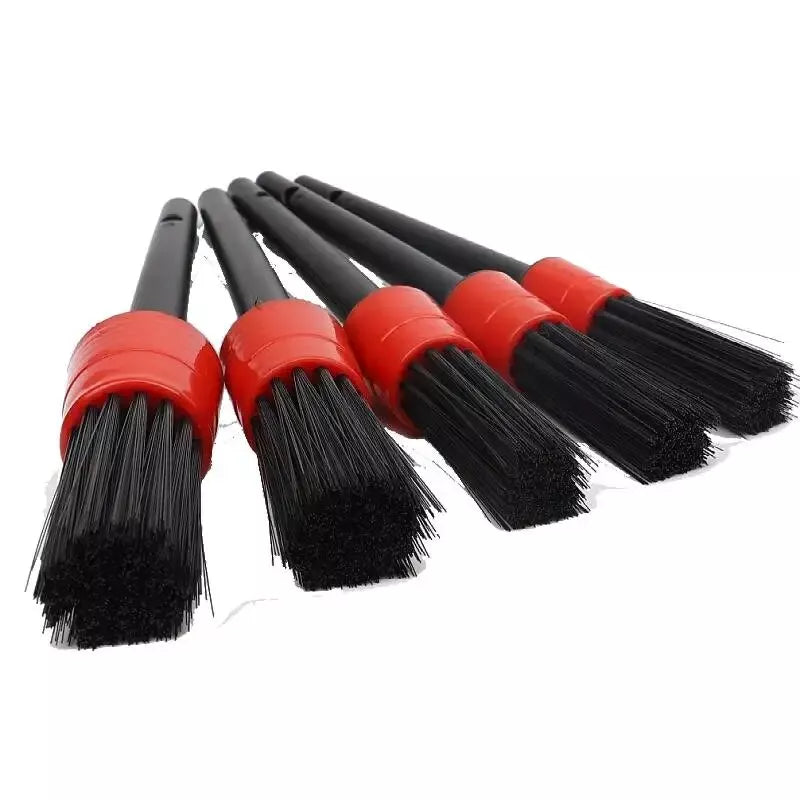 5-Piece Car Detailing Brush Set for Interior & Exterior Cleaning
