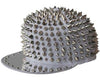 Color: White Background Silver Rivets