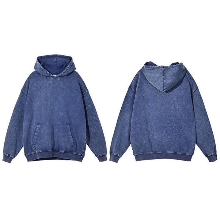 Vintage Washed Heavy Cotton Hoodie