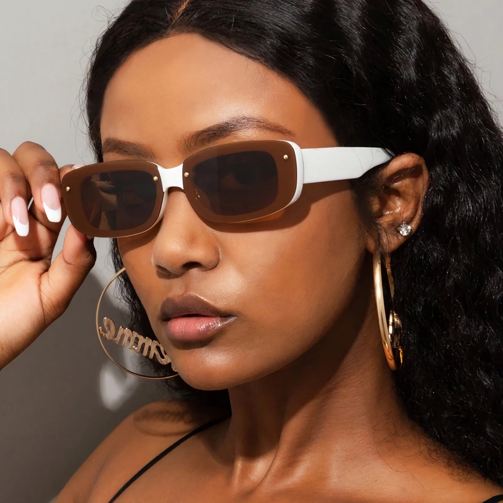 Candy Color Rectangle Sunglasses – Trendha