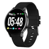 Color: Black silicone strap