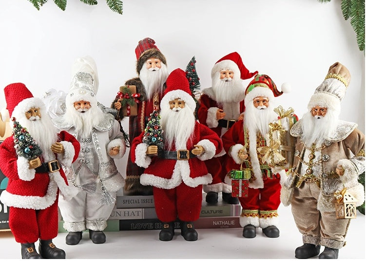 Fabric Santa Claus Home Furnishings And Decorations