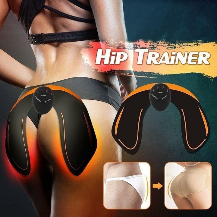 6 Modes EMS Hip Trainer for Hips with U Shape Hydro Gel Pad - Butt Lifting and Fitness Body Shaping