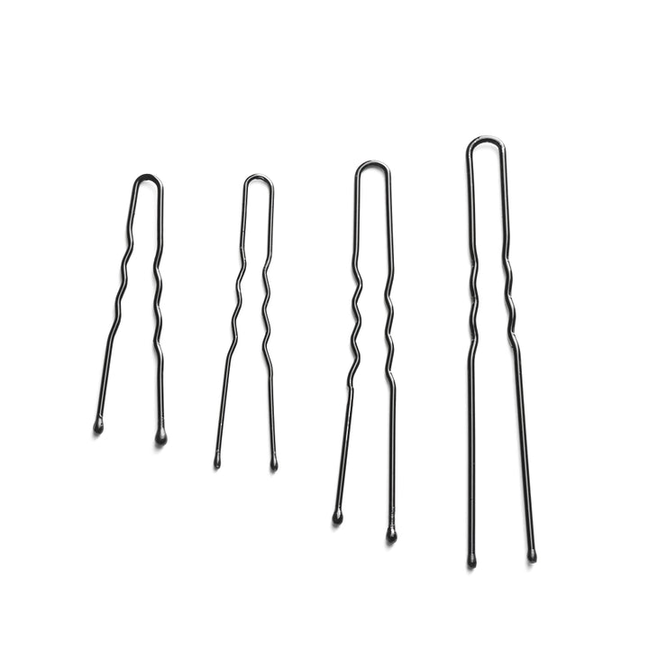 50-Pack Black Plated U-Shape Hairpins