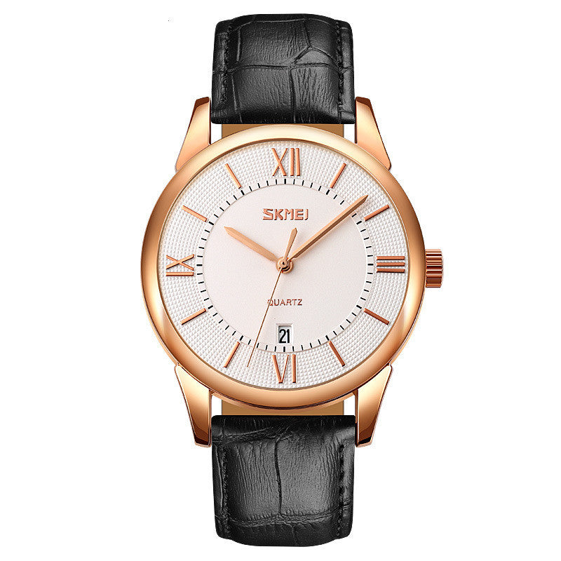 Foreign Trade Quartz Watch Calendar Belt Waterproof Men&