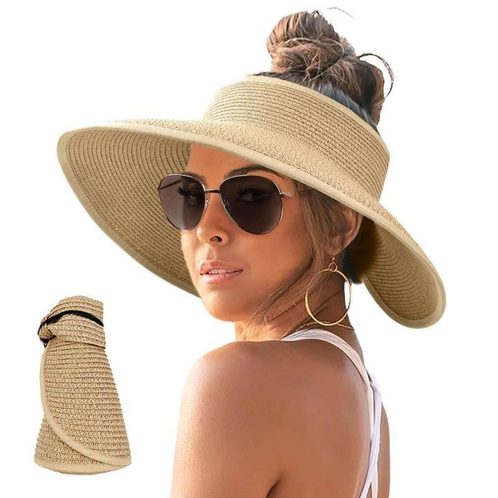 Foldable Sequin Sunshade Hat – UV Protection, Breathable & Stylish Outdoor Cap