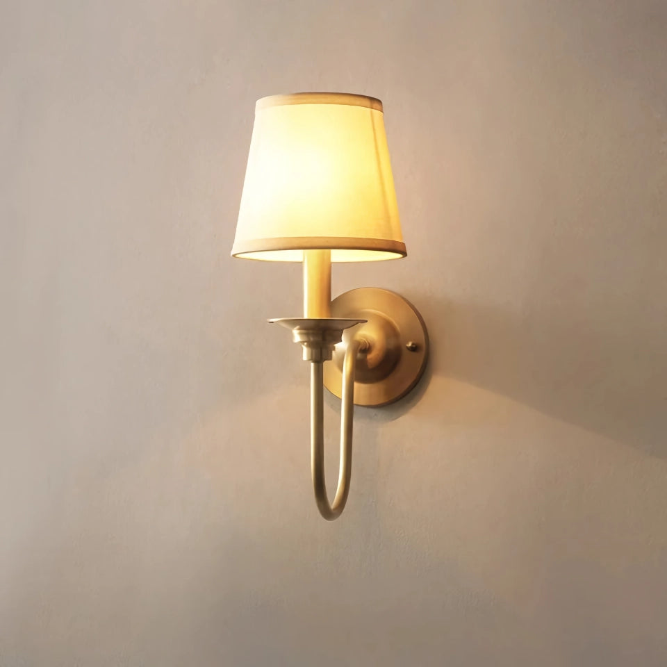 Elegant Copper Wall Lamp for Bedroom and Living Room