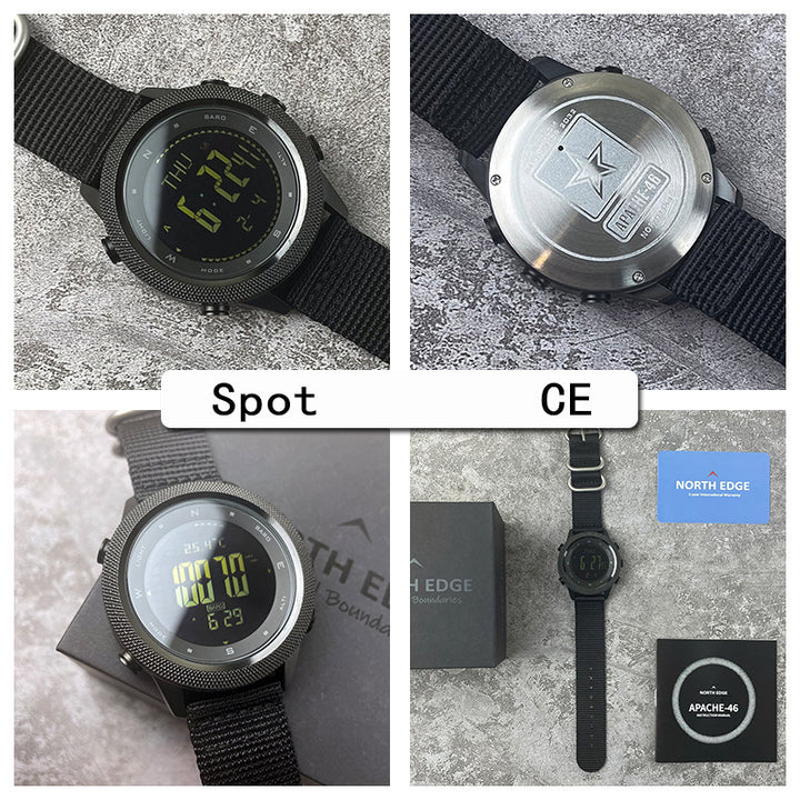 Digital Watch Sports Waterproof Altimeter Barometer Compass