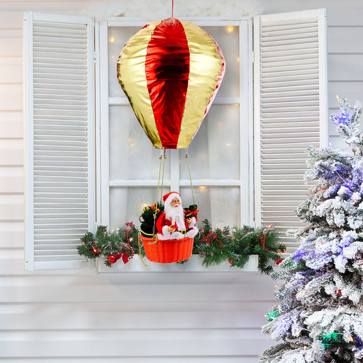 Christmas Decoration Hot Air Balloon Atmosphere Ceiling