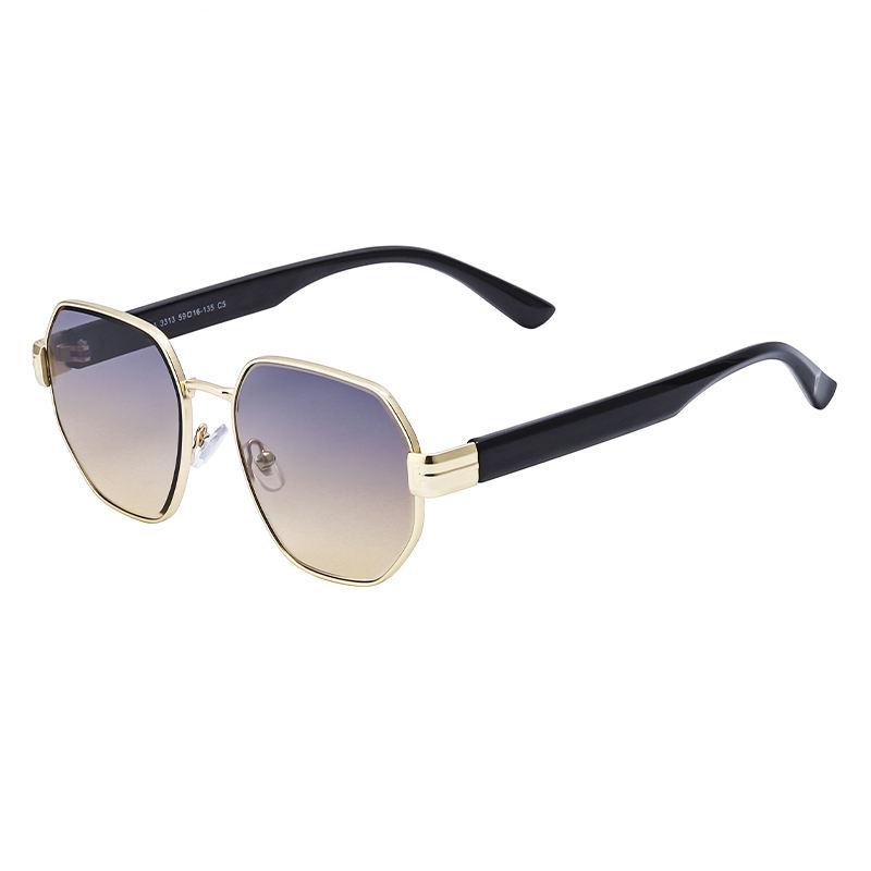 Luxury Vintage Polygon Sunglasses for Women