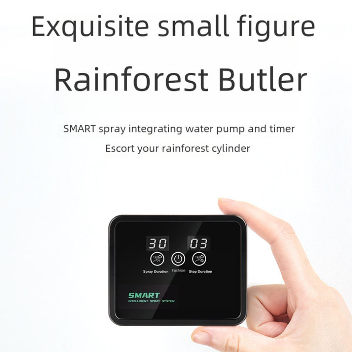 Smart Reptile Atomizer with Automatic Fog Rainforest Spray System and Timer