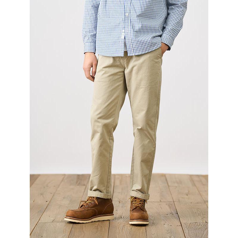 Dark Washed Regular Straight Chinos