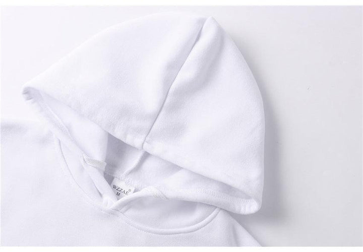 Korean Loose Hoodie Printed Long Sleeve Slouchy Style - Trendha