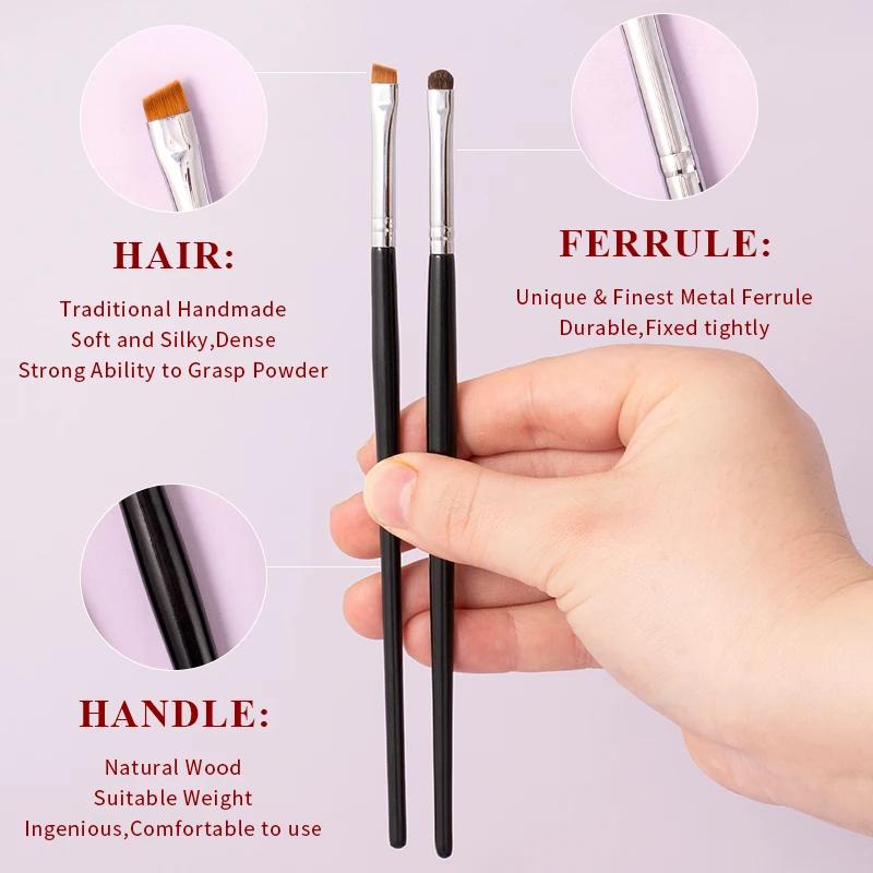 4-Piece Premium Synthetic Eye Makeup Brush Set