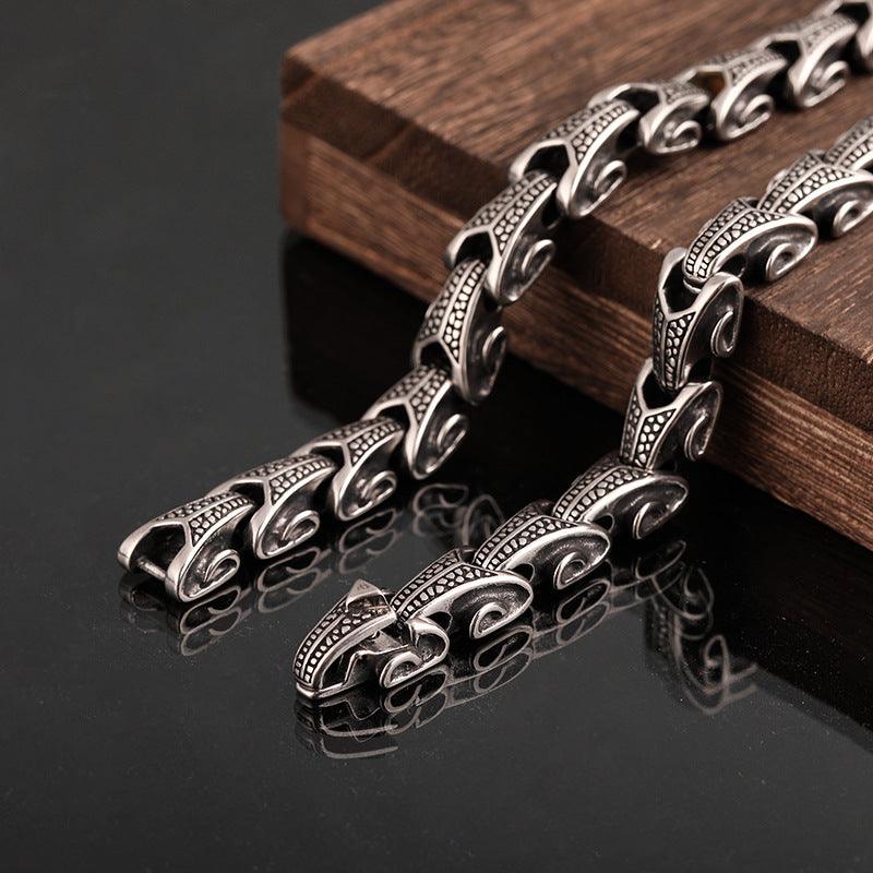 316L Stainless Steel Personalized Keel Men's Necklace - Trendha