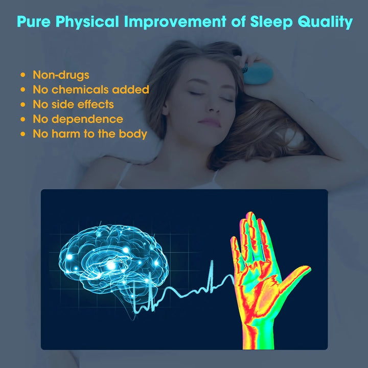 Portable Anti Snoring Device with EMS Pulse Stimulation - Sleep Aid & Snore Guard