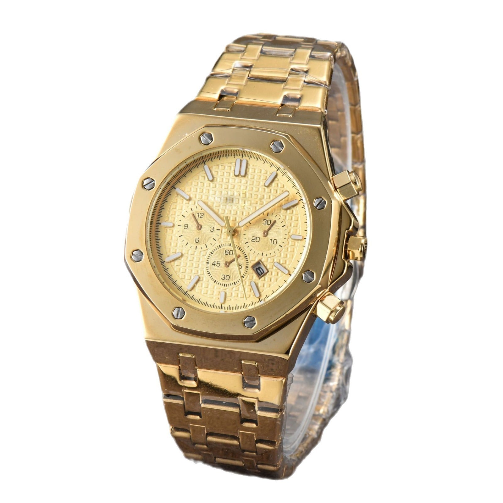 Stainless Steel Calendar Men&