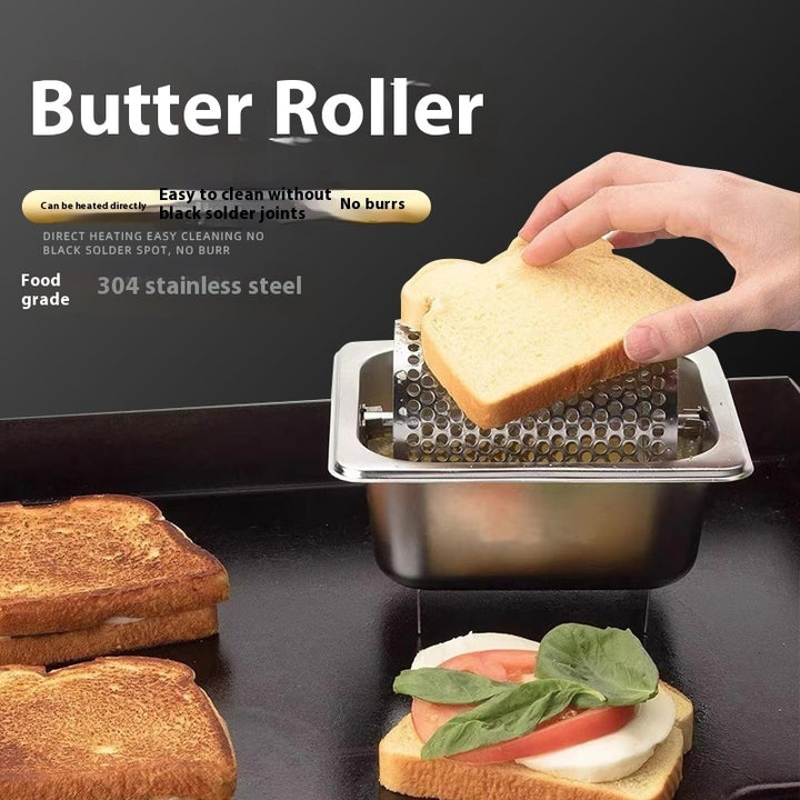 Butter Roller 304 Alloy Hamburger Shop Street Stall Dedicated