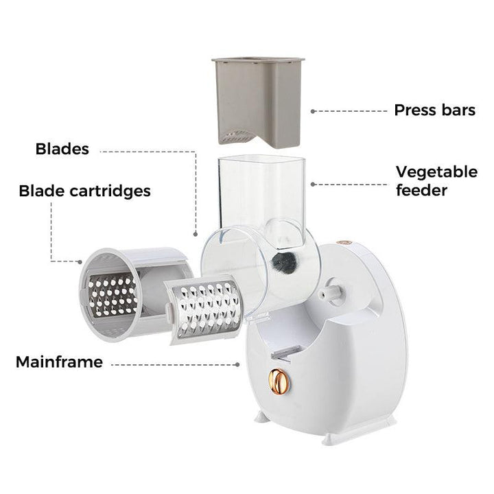 Electric Vegetable Slicer Multifunctional Potato Carrot Cutter Shred Chopper Kitchen Accessories Grater Home Gadget Tools - Trendha
