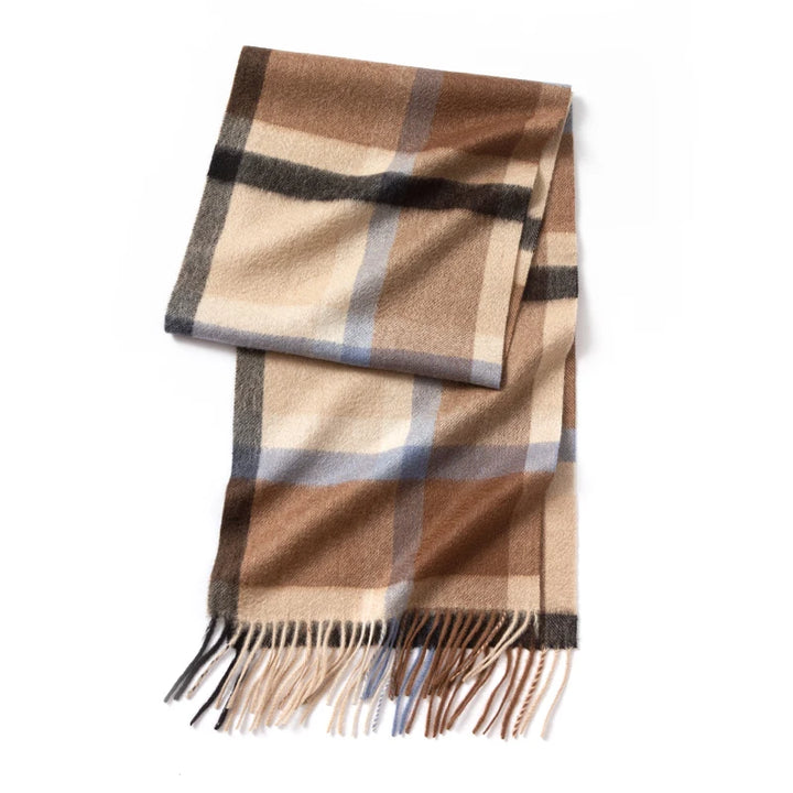 Luxury Cashmere Scarf with Tassels - Stylish Wrap and Shawl