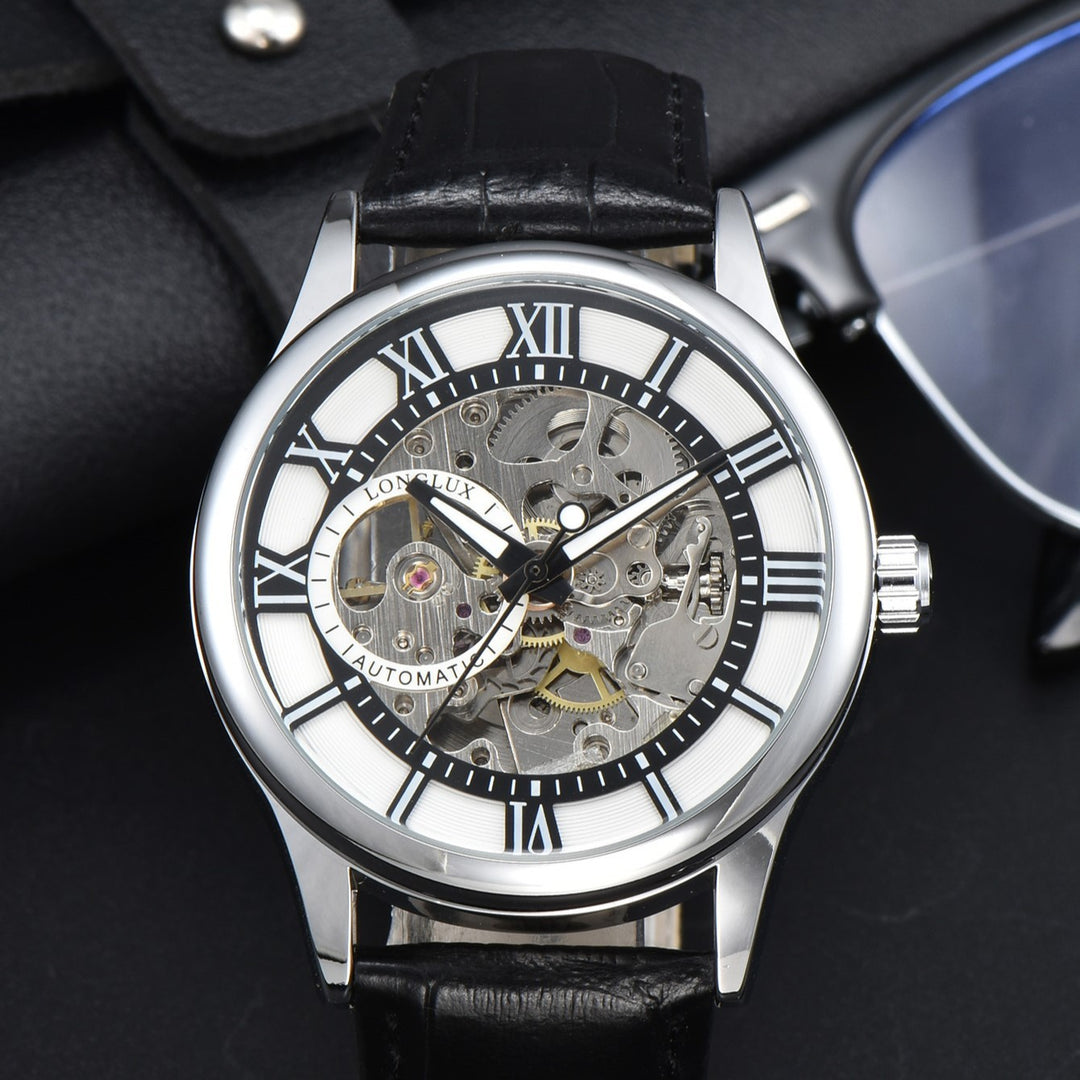 Men's Mechanical Watch Roman Scale Waterproof Fashion Business