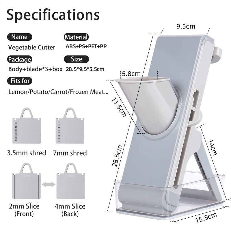 Multifunctional Vegetable Cutter and Food Slicer