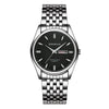 Color: Mens Steel Belt Black Plate