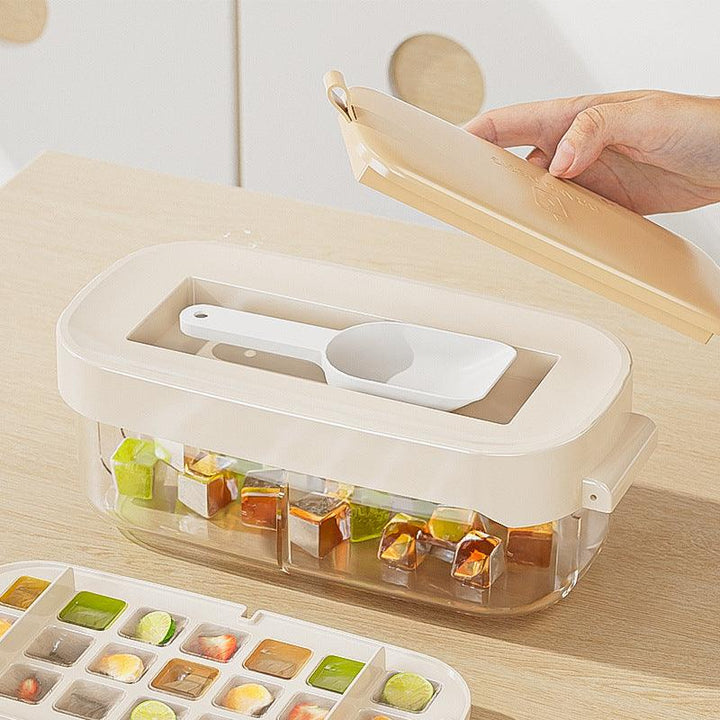 Ice Box Ice Cube Tray Grid High Capacity Food Grade Kitchen Gadgets - Trendha