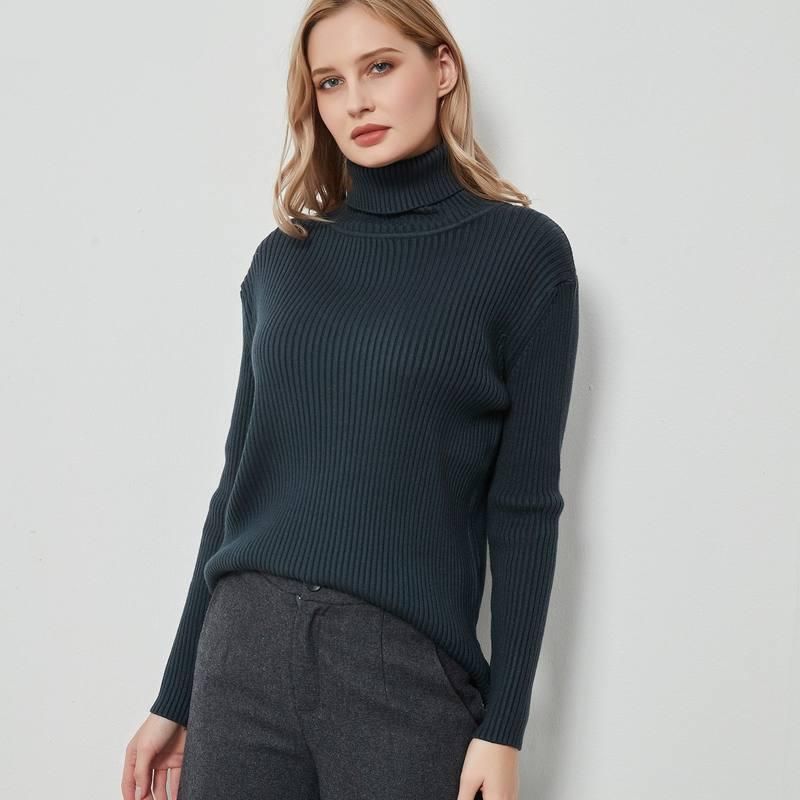 Women's Turtleneck Long Sleeve Sweater