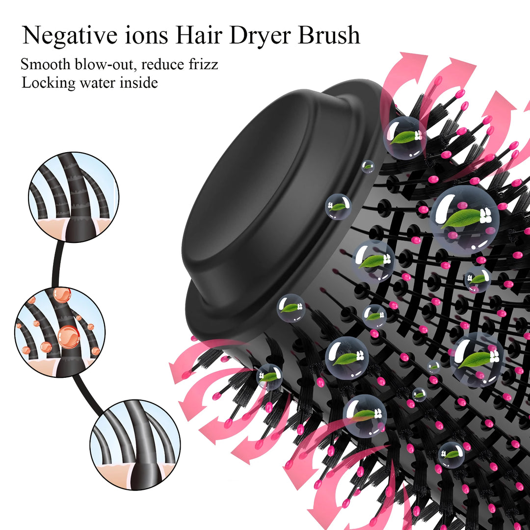 4-in-1 Volumizer & Hot Air Brush Hair Dryer