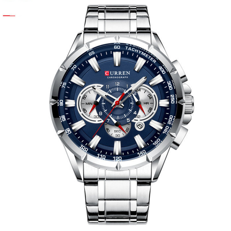 Quartz Calendar Six-hand Multifunctional Luminous Men&