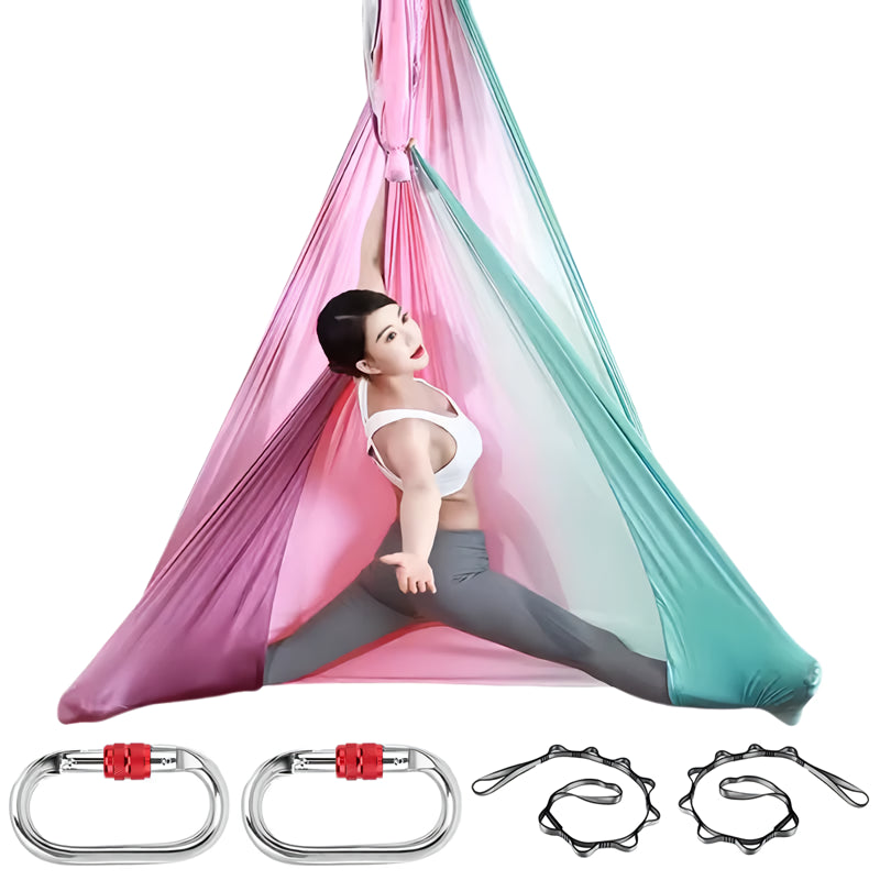 Premium Gradation Color Aerial Yoga Hammock Swing