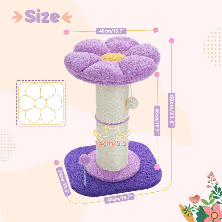 Flower Cat Scratching Post