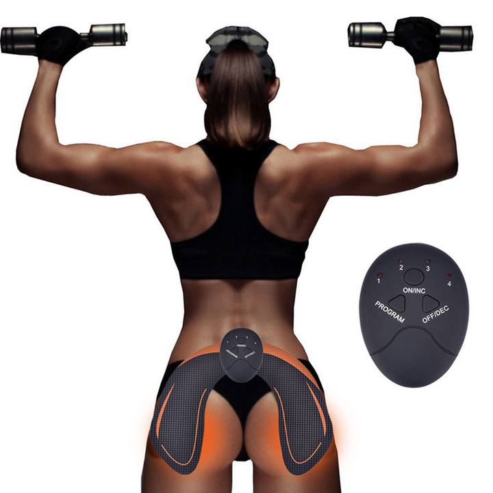 6 Modes EMS Hip Trainer for Hips with U Shape Hydro Gel Pad - Butt Lifting and Fitness Body Shaping