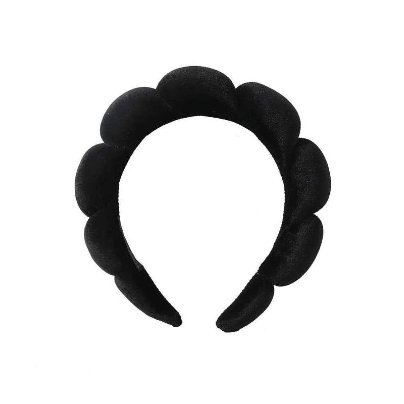 Fluffy Sponge Headband for Women - Puffy Hairband for Makeup, Skincare & Yoga