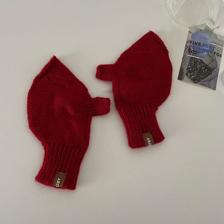 Touch Screen Wool Keep Warm Knitted Gloves