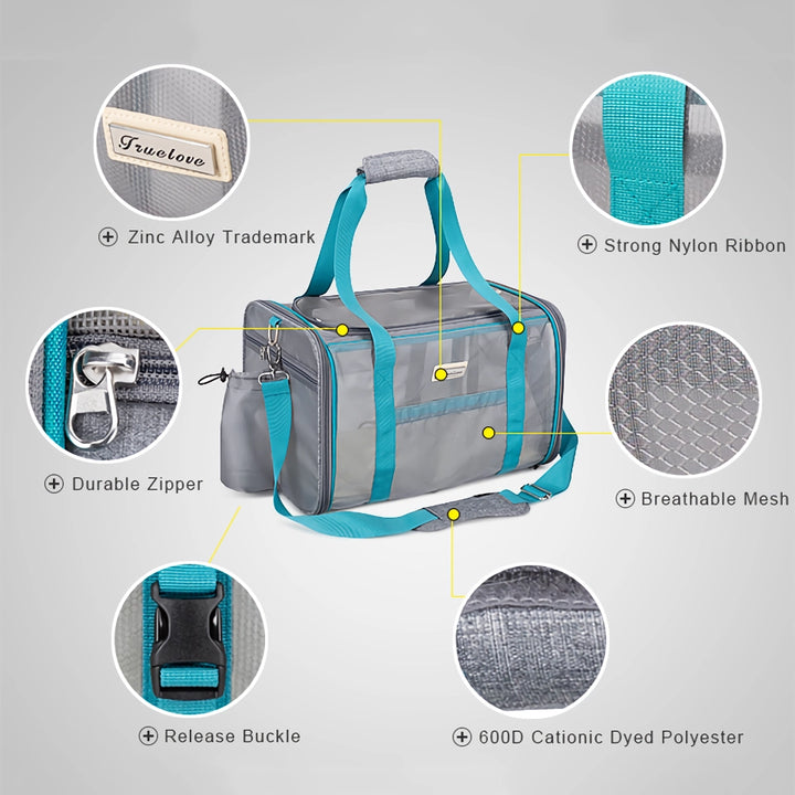 Designer Polyester Pet Carrier Shoulder Bag