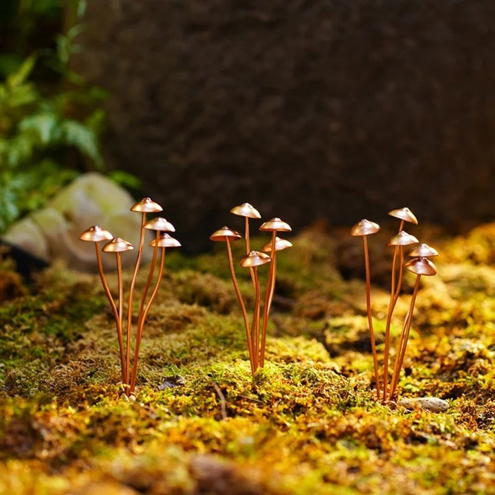 Creative Metal Simulation Mushroom Courtyard Decoration