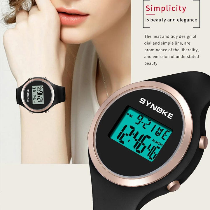 Women's Waterproof Digital Sports Watch