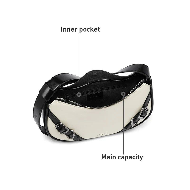 Elegant Shoulder & Crossbody Baguette Bag