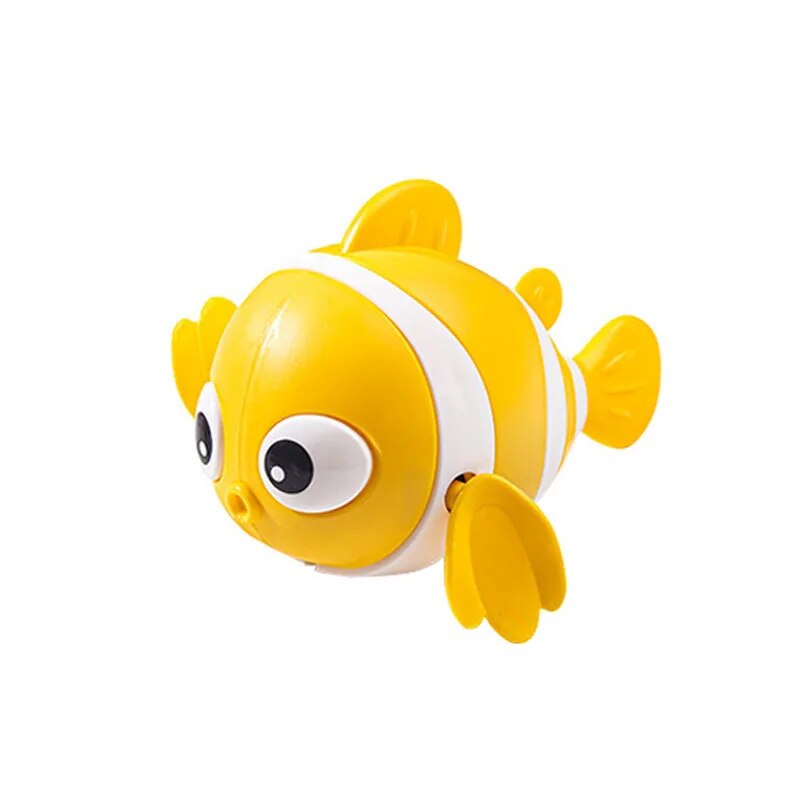Cartoon Fish Wind-Up Bath Toy for Toddlers