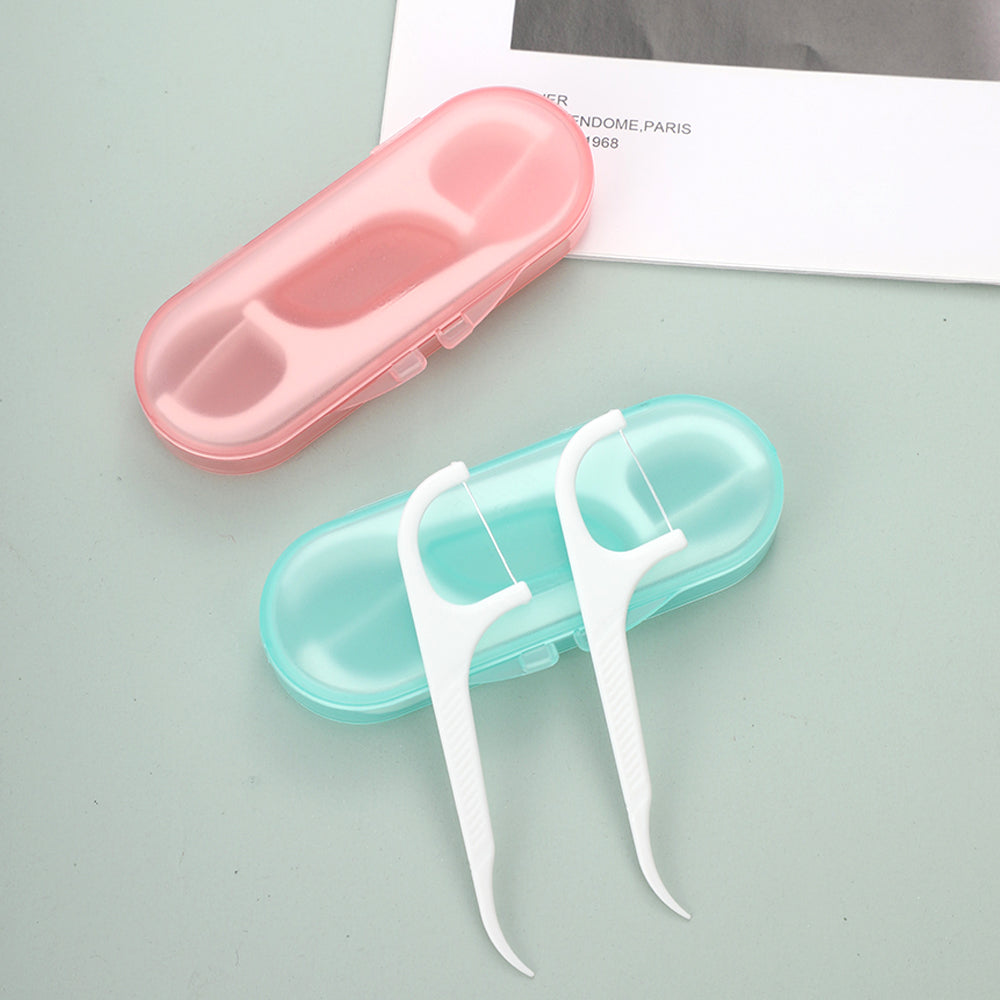 Portable Dental Floss Stick Set