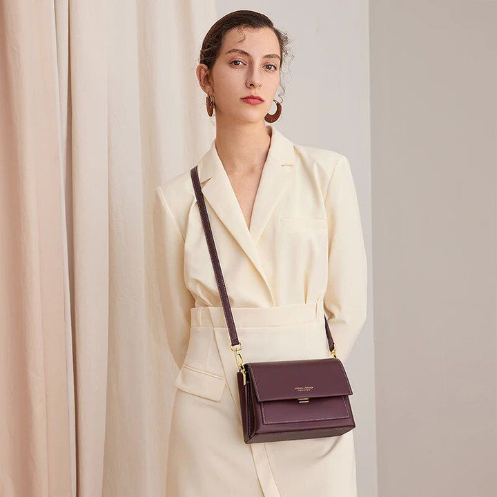 Luxury European-Style Leather Crossbody Bag for Women