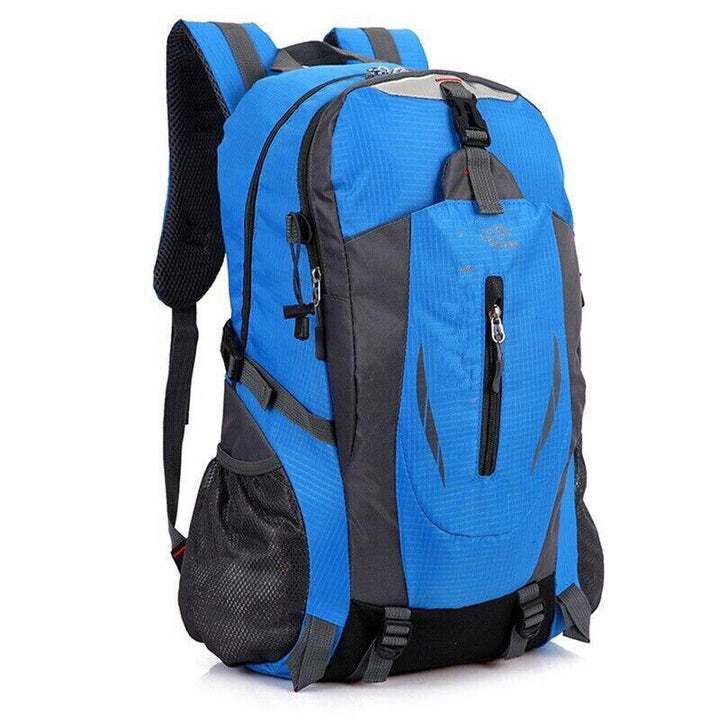 40L Waterproof Large Bag Backpack Camping Hiking Walking Outdoor Travel Rucksack Random Color - Trendha