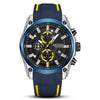 Color: Black Steel Case Blue Ribbon